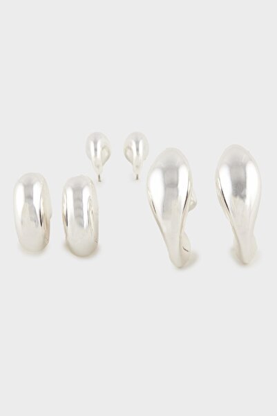 DeFacto Kadın 3lü Incili Küpe E4434axns