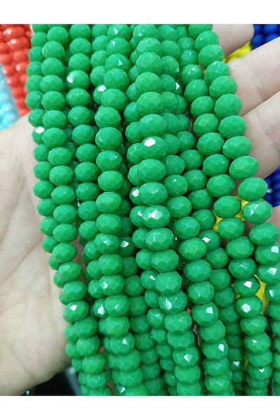 Ralp Moda 8mm Facet Cut Crystal Beads Bags and Jewelry Making 10 Strands Avg. 625-640 Pieces