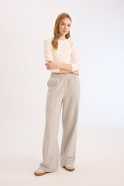 DeFacto Coool Wide Leg Eşofman Altı Beli Lastikli Geniş Bol Paça B3345ax25sp