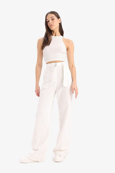 DeFacto Φαρδύ παντελόνι με φαρδύ πόδι - Standard μέγεθος Unisex Modal D4467AX25SP