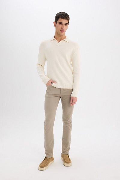 DeFacto Standard Fit Polo Neck Knitwear Sweater E5220Ax24Wn