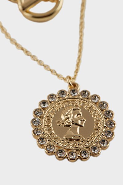 DeFacto Dámský vzorovaný 2dílný náhrdelník E3994axns