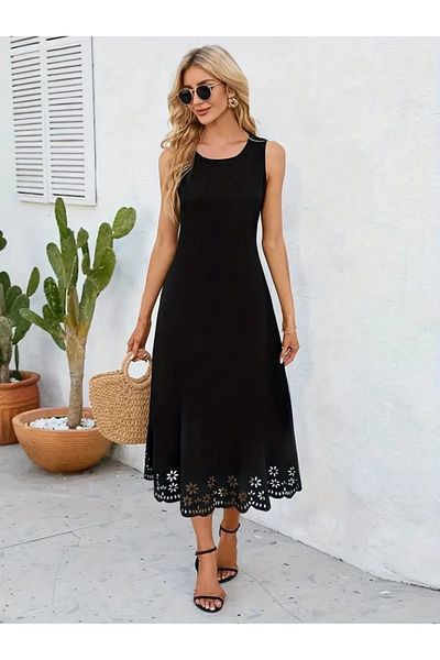 Monapera Rochie midi cu tiv cu bretele cu imprimeu floral