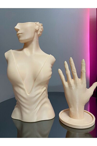 Goplast Premium Set de 2 bijuterii decorative de culoarea pielii manechin și ...