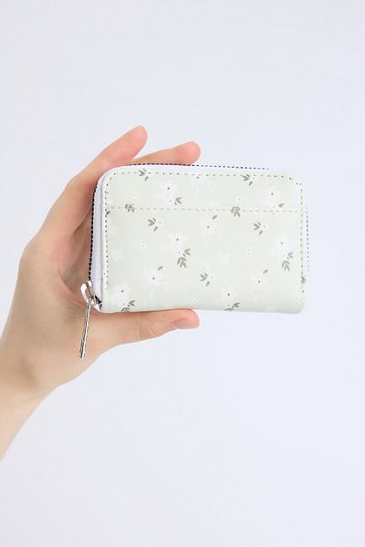 DeFacto Women's Floral Faux Leather Coin Purse E5489Axns