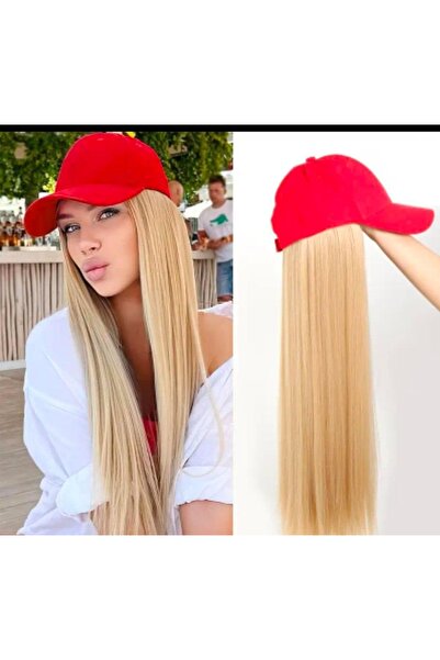 Handmade Şapkalı saç modeli, Şapkalı Peruk Saç Sentetik kaliteli tak çık saç