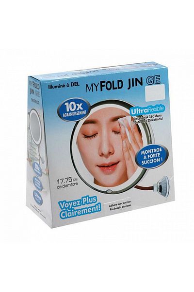 Generic 10x Magnifying Mirror with Light - Lighted Makeup Mirror