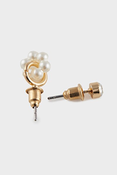 DeFacto Kadın 6lı Gold Küpe E4435axns