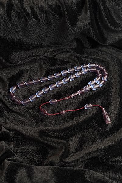 dergah tesbih Üstad Erkan Çubukcu Capsule Model System Design Clamping Amber Prayer Beads