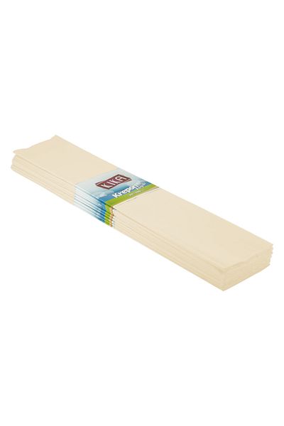 ALPJOY 50X200 cm Cream Krapon Paper - Pack of 10