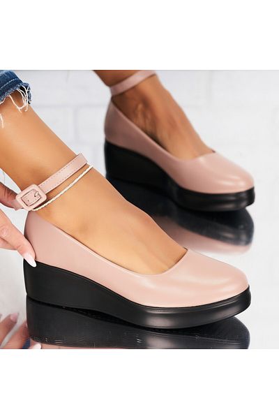 Joana Tamara Women's Casual Nude Shoes Made of Eco-Leather