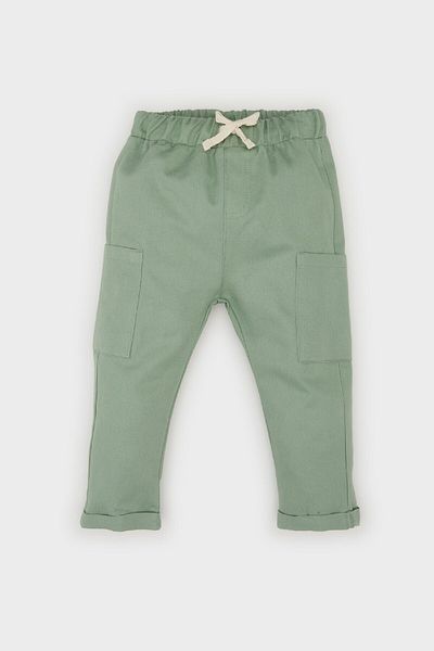 DeFacto Baby Boy 2 Piece Set Long Sleeve Shirt Elastic Waist Pants E5317A525Sp