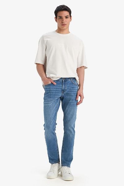 DeFacto 100% Cotton Oversize Wide Fit Crew Neck Back Printed Short Sleeve T-Shirt C3630Ax25Sp