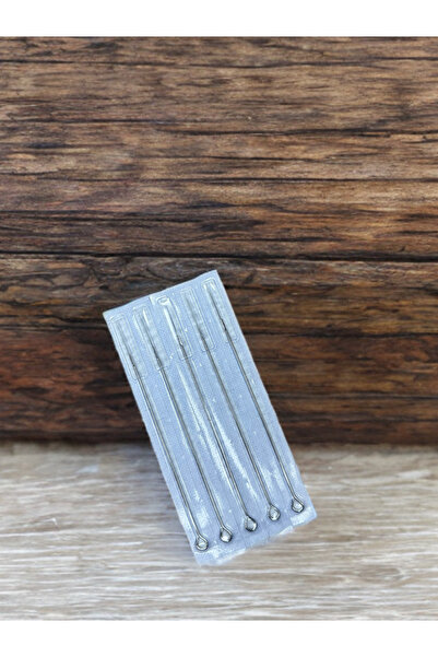 bgmtattoo 5 Adet 3 Liner Çubuk Dövme Iğnesi Handpoke Tattoo Dövme Iğneleri Dö...