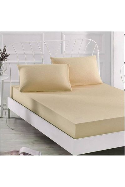 OGİ HOME Ogi Home 160X200 cm Double Fitted Sheet – Cotton – Dusty Rose, Gray, White, Anthracite Etc.