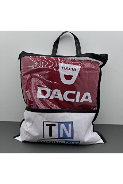 MOTTOMOR Auto Dacia Printed Combed Service Cover Front-Back Suit Black and Ot...