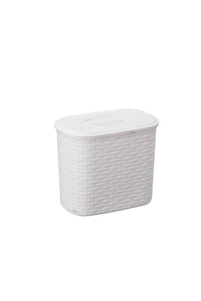 Omnipazar Sy-4172 Large Wicker Detergent Box 10 Lt