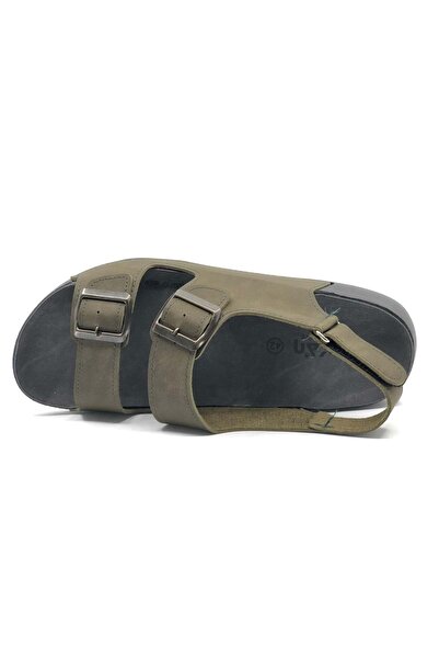 KOCAMANLAR Aryan 80-954 рекомендовані доктором ортопедичні чоловічі сандалі ЗЕЛЕНІ