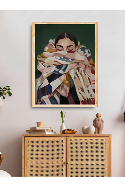 woodhomeworks Tek Bohem Salon Ofis Dekor Tablo Ttk