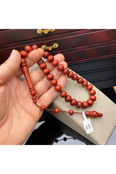 dergah tesbih Natural Blood Tree Handcrafted Product