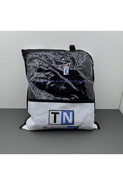 MOTTOMOR OTO PİNİNFARİNA BASKILI PENYE SERVİS KILIFI ÖN-ARKA TAKIM SİYAH-BEYAZ