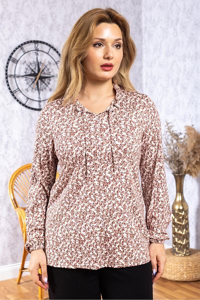 Mutlu City New Model Mother's Blouse - Υψηλής Ποιότητας Μεσαίωνα Mother's Combed Cotton 6525