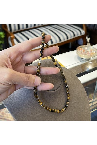 dergah tesbih قلادة حجر عين النمر