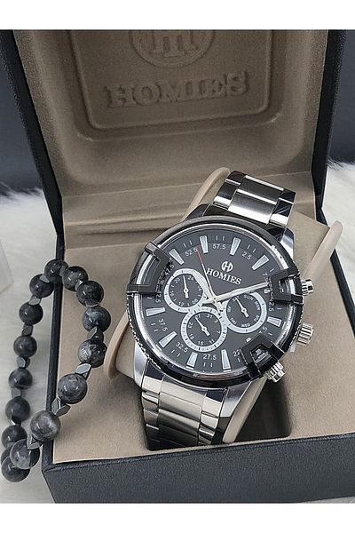 Homies Homies Men's Wristwatch Natural Stone Bracelet with Gift Hms- 202505642