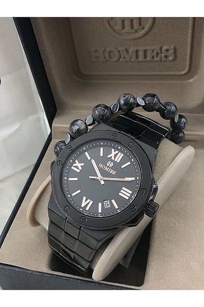 Homies Homies Men's Wristwatch Natural Stone Bracelet with Gift Hms- 202505632