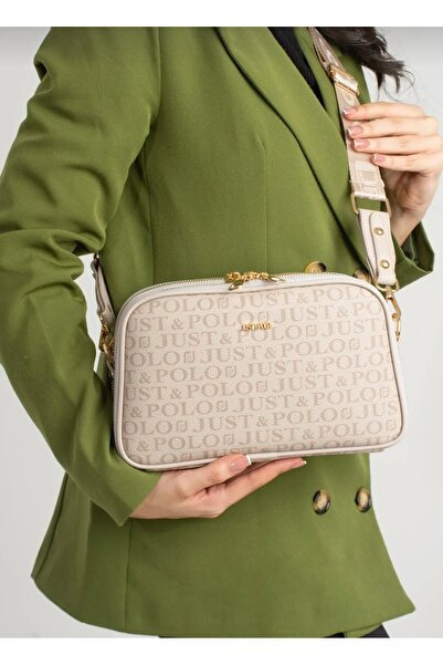 Just Polo Justpolo Women's 5-Eye Monogram Printed Bag Wallet Combination