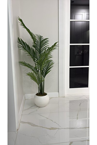 İremÇiçekçilik Yapay Çiçek Uygula Yapay Ağaç Salon Çiçeği 140 Cm 9 Yaprak