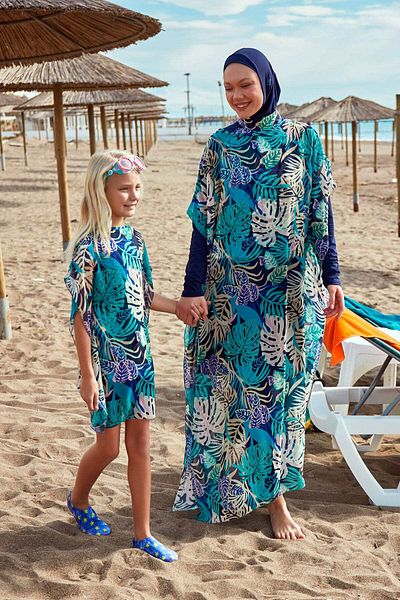 Marina Pareo colorat cu model pentru copii P2419