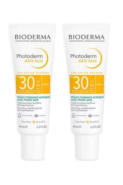 Bioderma Photoderm Akn Mat Karma Ve Yağlı Ciltler Için Matlaştırıcı Etkili Spf30 Güneş Koruyucu 40ml