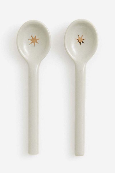 H&M 2-pack stoneware teaspoons