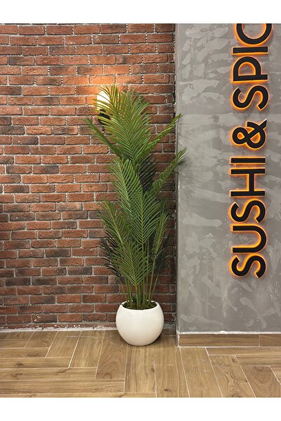 İremÇiçekçilik Yapay Çiçek Uygula Yapay Ağaç Salon Çiçeği 18 Yaprak 200 Cm