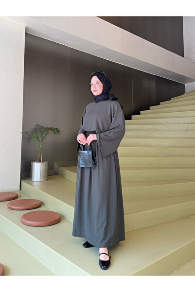 Moda Lippa Khaki Wrap Skirt Loose Suit