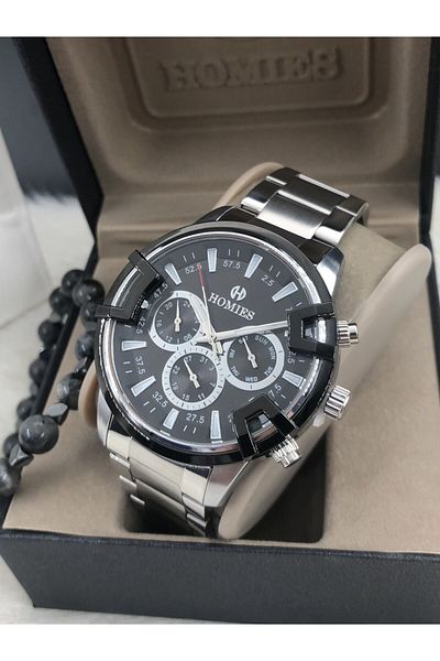 Homies Homies Men's Wristwatch Natural Stone Bracelet with Gift Hms- 202505642