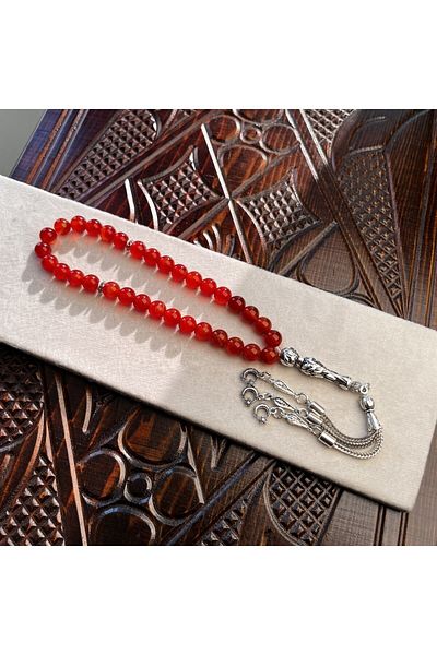 dergah tesbih Agate Ak122 Natural Stone Rosary