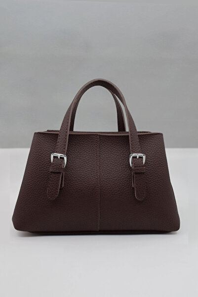 MILANOFOX Жіноча коричнева сумка з двома ручками, регульованими ременями чере...