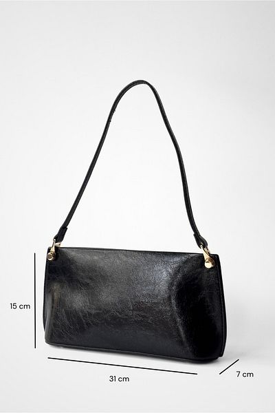 Yuka Atelier Geantă de umăr Goa Minimal cu detaliu de accesoriu