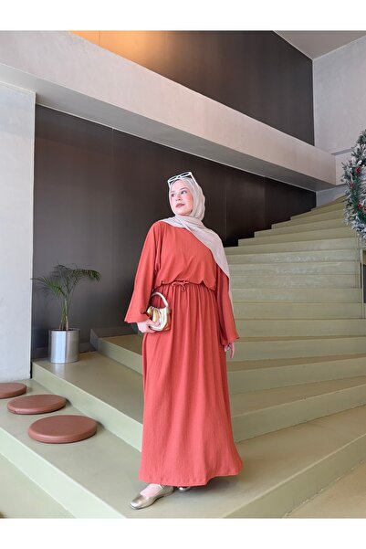 Moda Lippa Cinnamon Wrapped Skirt Casual Suit