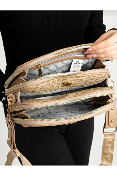 Just Polo Justpolo Women's 5-Eye Monogram Printed Bag Wallet Combination