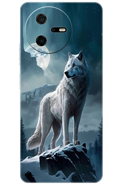 CASPER Via A40 Kılıf Desen Baskılı Silikon Kurt STK:683 CP-THPEMIC