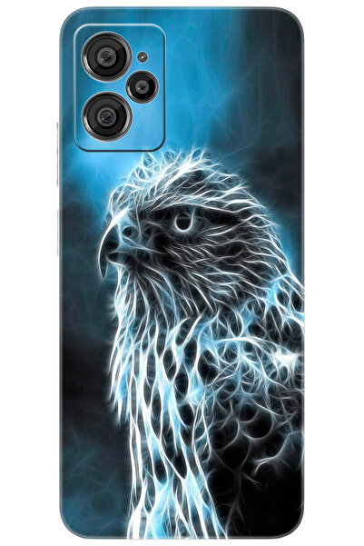 CASPER Via X30 / X30 PLUS Uyumlu Kılıf Desen Baskılı Silikon Şahin STK:196 CP-QdB2IjT