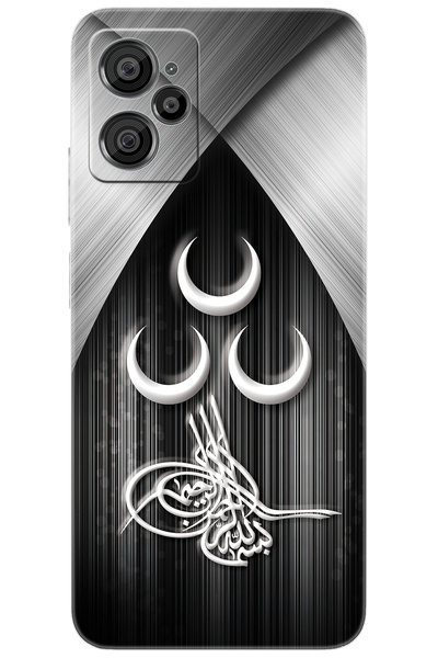 CASPER Via X30 / X30 PLUS Uyumlu Kılıf Desen Baskılı Silikon Üç Hilal Tuğra Tasarım STK:417 CP-qFs6pHl
