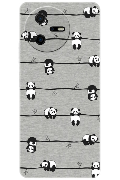CASPER Via A40 Kılıf Desen Baskılı Silikon Pandalar Stk:751 Cp-g488mog