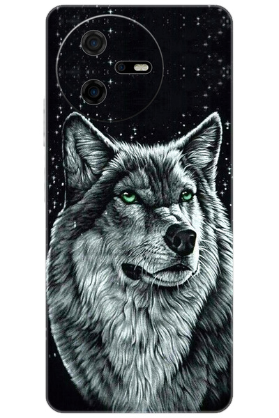 CASPER Via A40 Uyumlu Kılıf Desen Baskılı Silikon Kurt Baskılı STK:488 CP-XzEtAdS