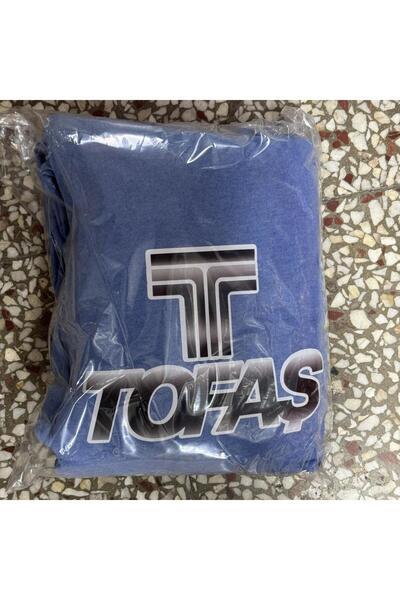 MOTTOMOR Oto Tofaş Printed Combed Service Cover Front-Back Suit Red with Blac...