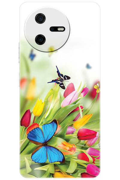 CASPER Via A40 Uyumlu Kılıf Desen Baskılı Silikon Kelebekler STK:542 CP-kSHvs5q