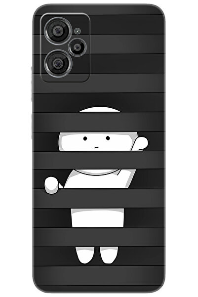 CASPER Via X30 / X30 PLUS Uyumlu Kılıf Desen Baskılı Silikon Saklanan Karakter STK:665 CP-bND35tT